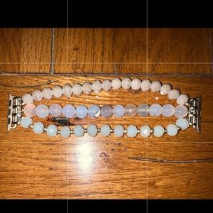 Apple Watch beaded bracelet band - worn one time.